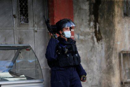 Un policía israelí de frontera REUTERS/Mussa Qawasma