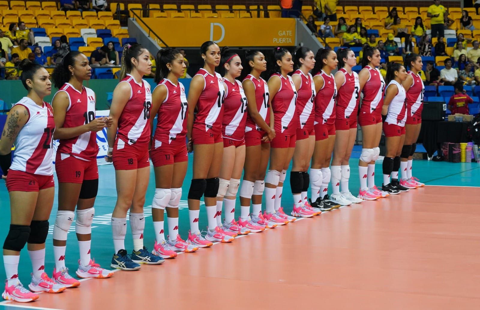 Selección peruana de vóley presente en el Sudamericano 2023 (MAURICIO VAL /CBV)