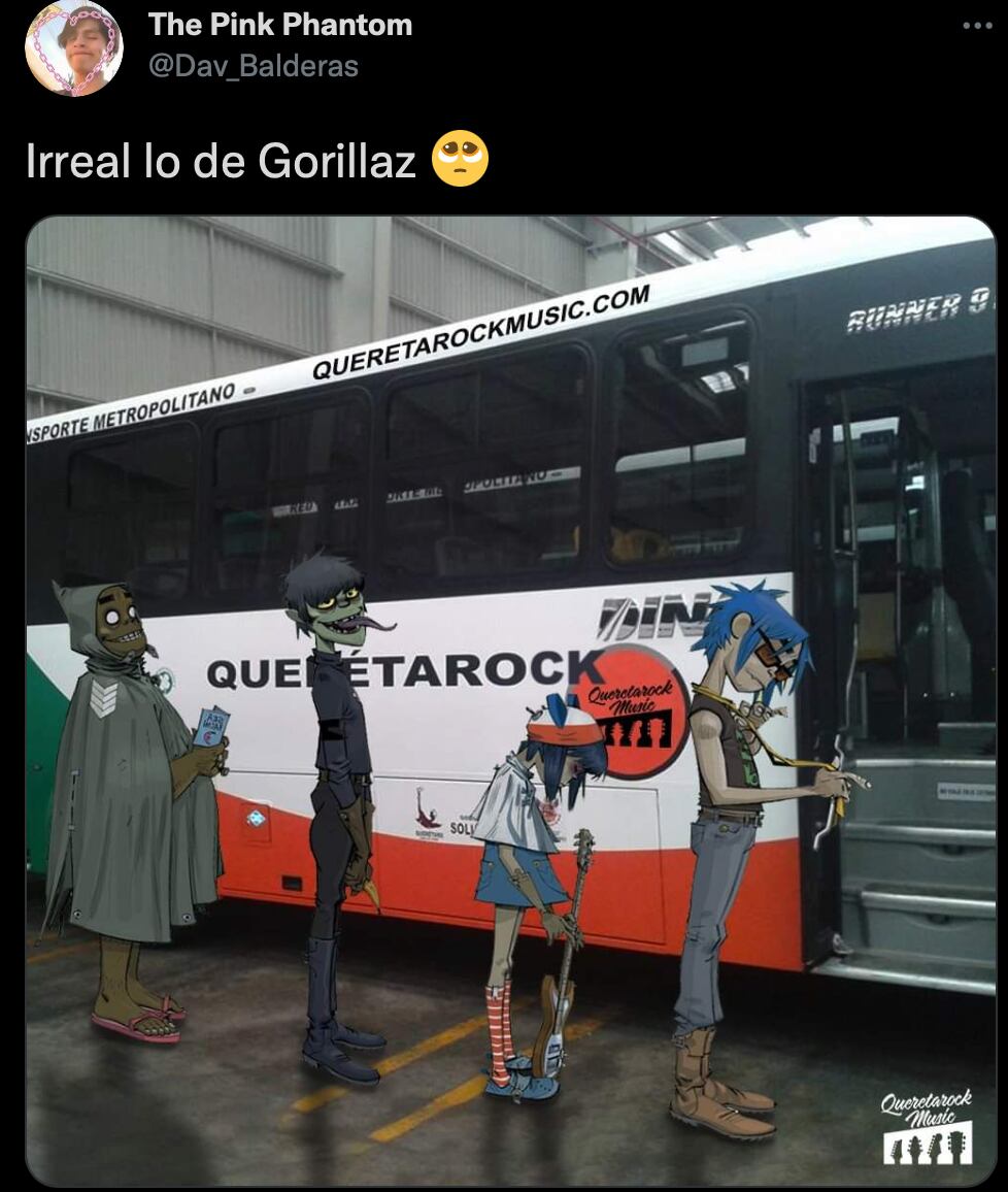 Memes gorillaz (Foto: Twitter/@La_LittleMess)