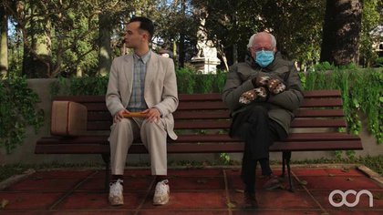 Forrest Gump y Bernie Sanders.