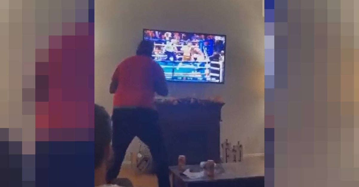 Video: the effusive celebration of a fan for the victory of Canelo that attracted his attention in networks