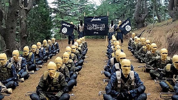 Terroristas del ISIS, miembros de una facción en Afganistán