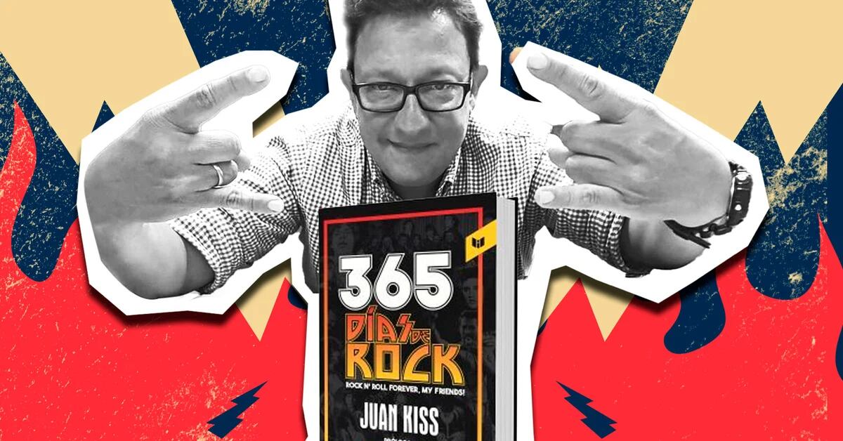 Juan Kiss has created a book to talk about “365 days of Rock”: “In addition to having fun, I like to educate and educate”