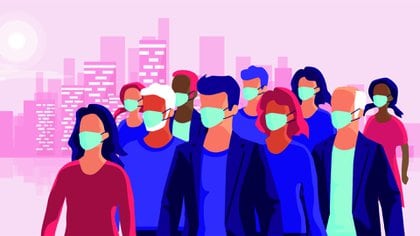 El uso de mascarillas es acaso una de las contradicciones más notorias de la OMS en el manejo de la pandemia (Shutterstock)