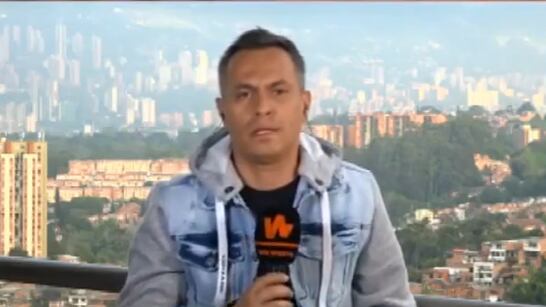 Julián Céspedes, periodista de Win Sports, revolucionó el set del programa al dar una polémica opinión sobre Millonarios. / Imagen captura de pantalla @SaqueLargoWin