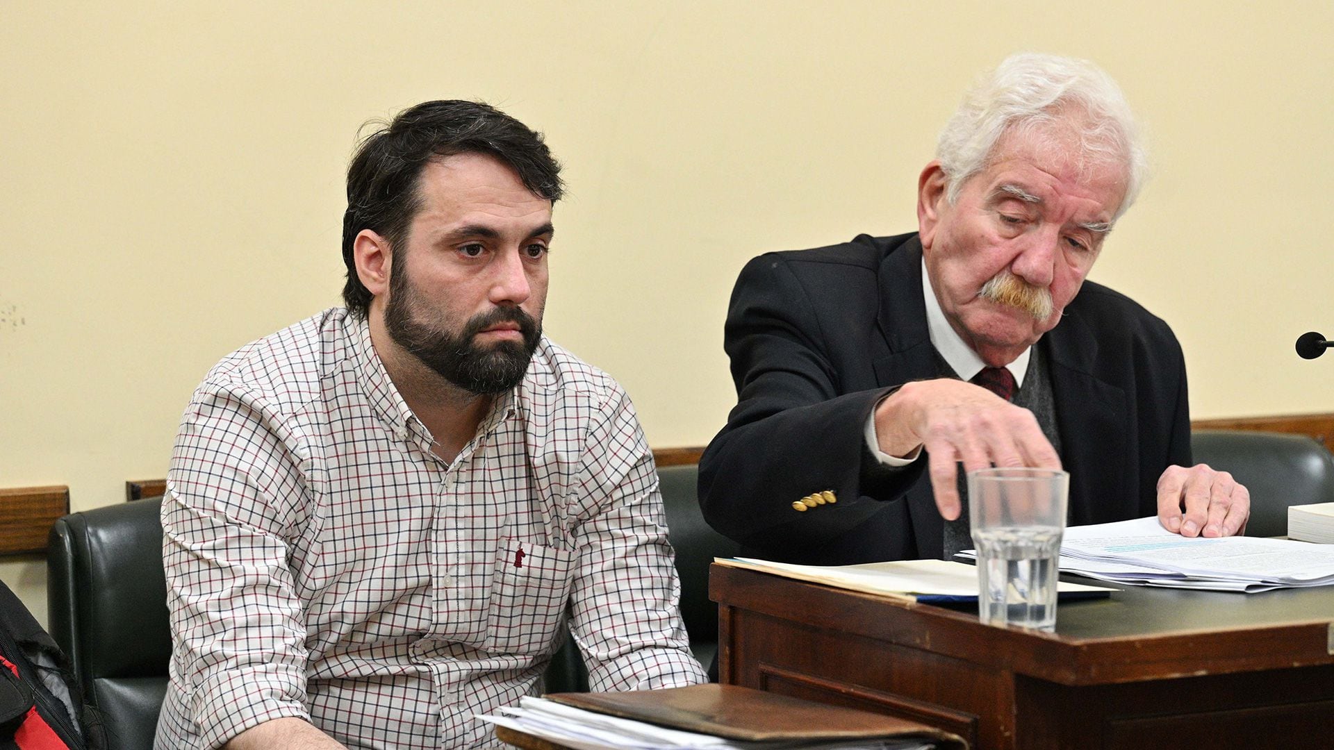 Francisco Amador, el único imputado por el crimen, llegó al debate oral en libertad y acusado de “homicidio simple” (Foto/Télam)