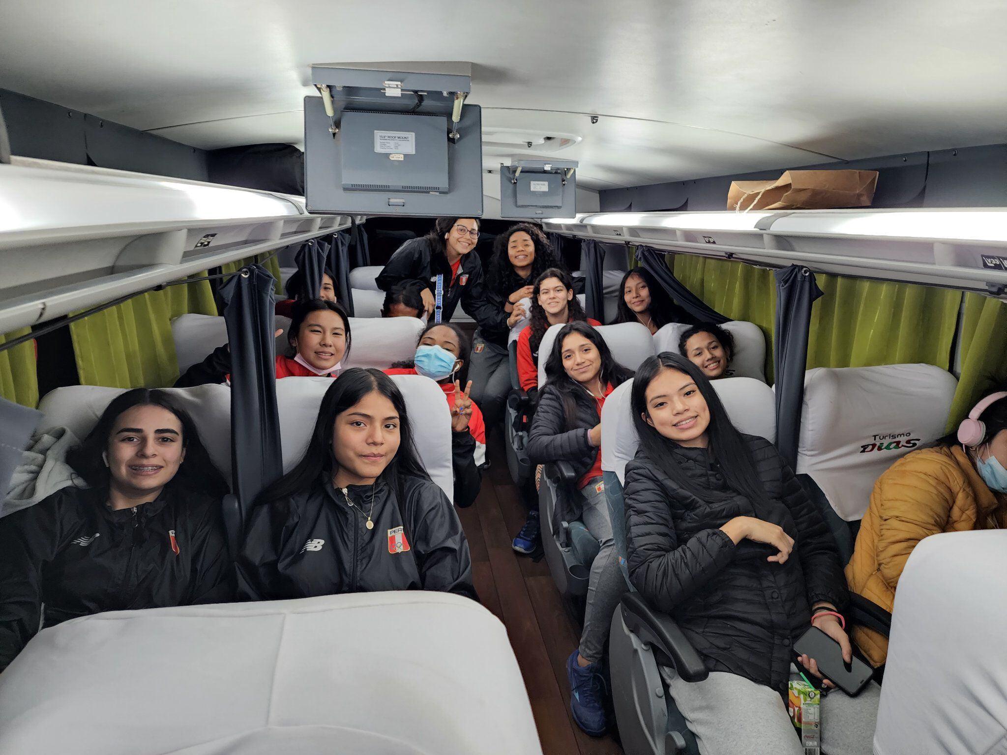 Selección U21 de camino a Cajamarca para el Sudamericano. (Foto: FPV)