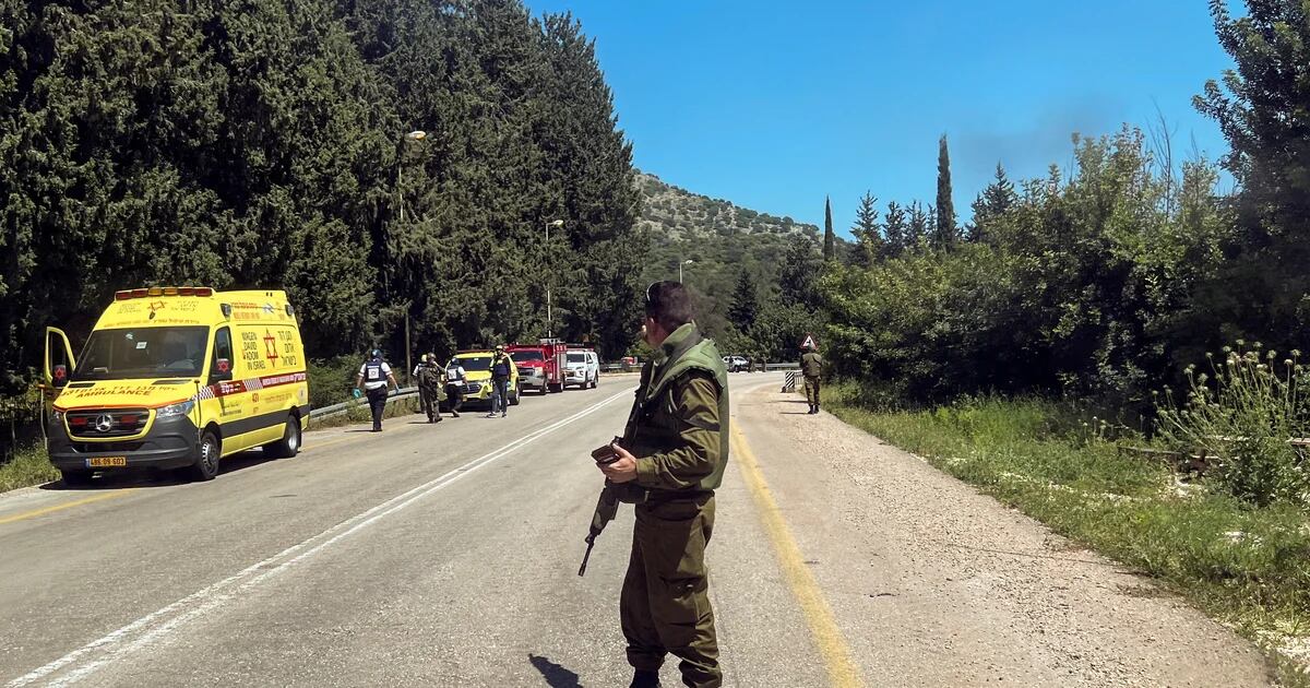 At least 13 injured after a Hezbollah attack on an Israeli base near the border with Lebanon