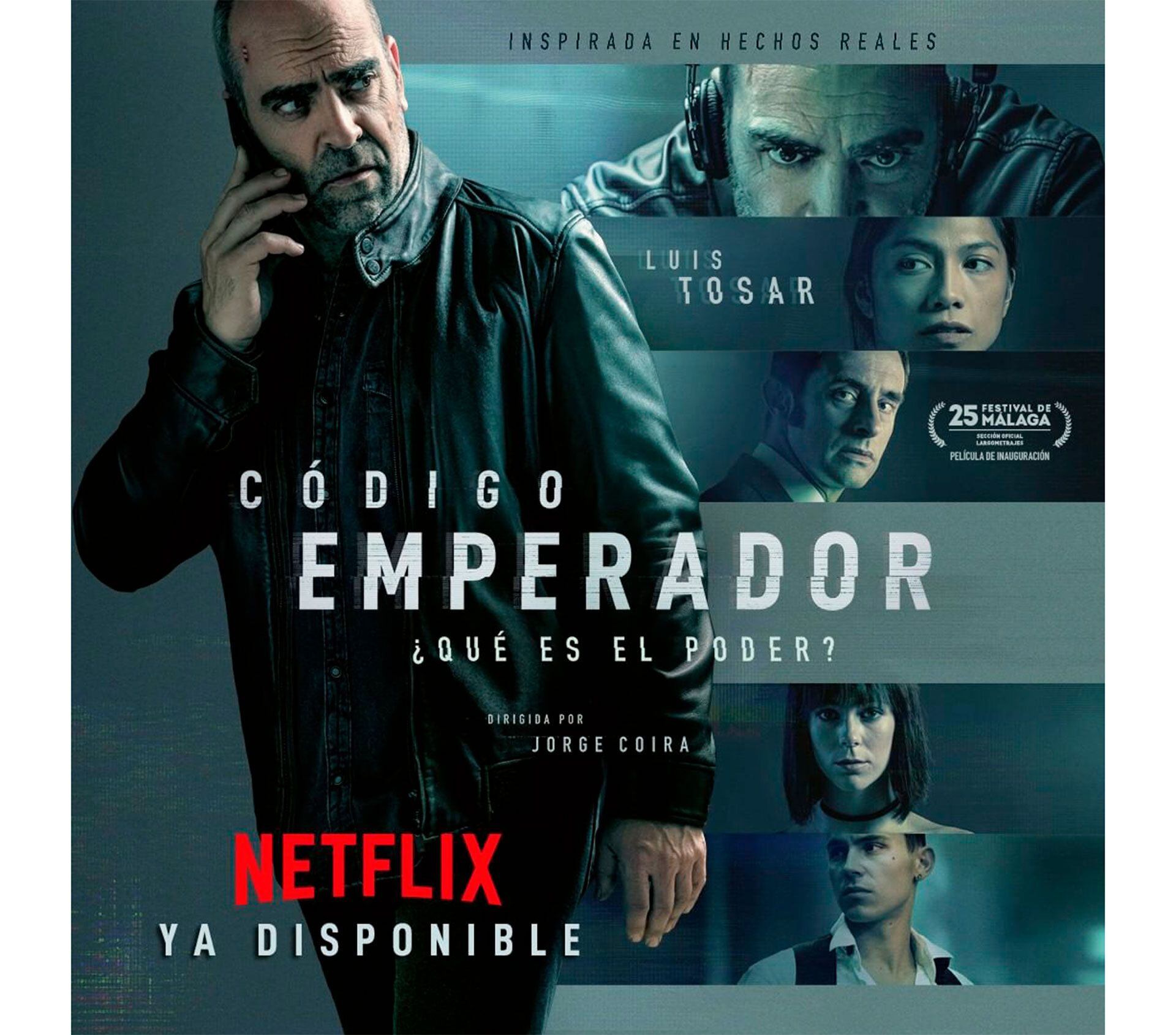 El afiche de promoción de "Código: Emperador" para Netflix. (@vacafilms_productora/Netflix)
