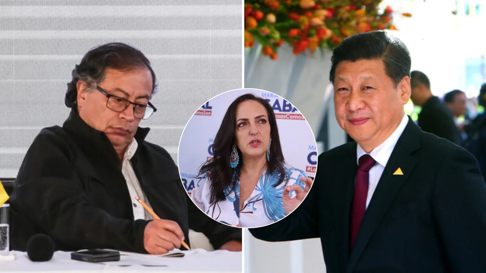 María Fernanda Cabal y más voces criticaron a Petro por su intención de hablar del metro de Bogotá con el presidente Xi Jinping: esto dijeron