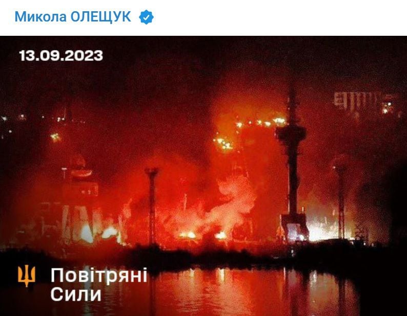 Ucrania reivindicó el ataque en Sebastopol, Crimea