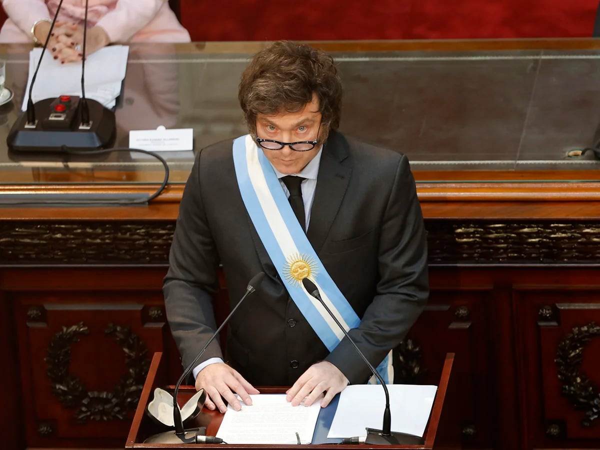 Milei convocó a la oposición de Argentina a firmar el “Pacto de Mayo” en su  primer discurso ante el Congreso - Infobae