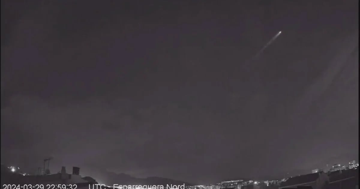 The artificial fireball that flew over Spain was not a missile, but space junk