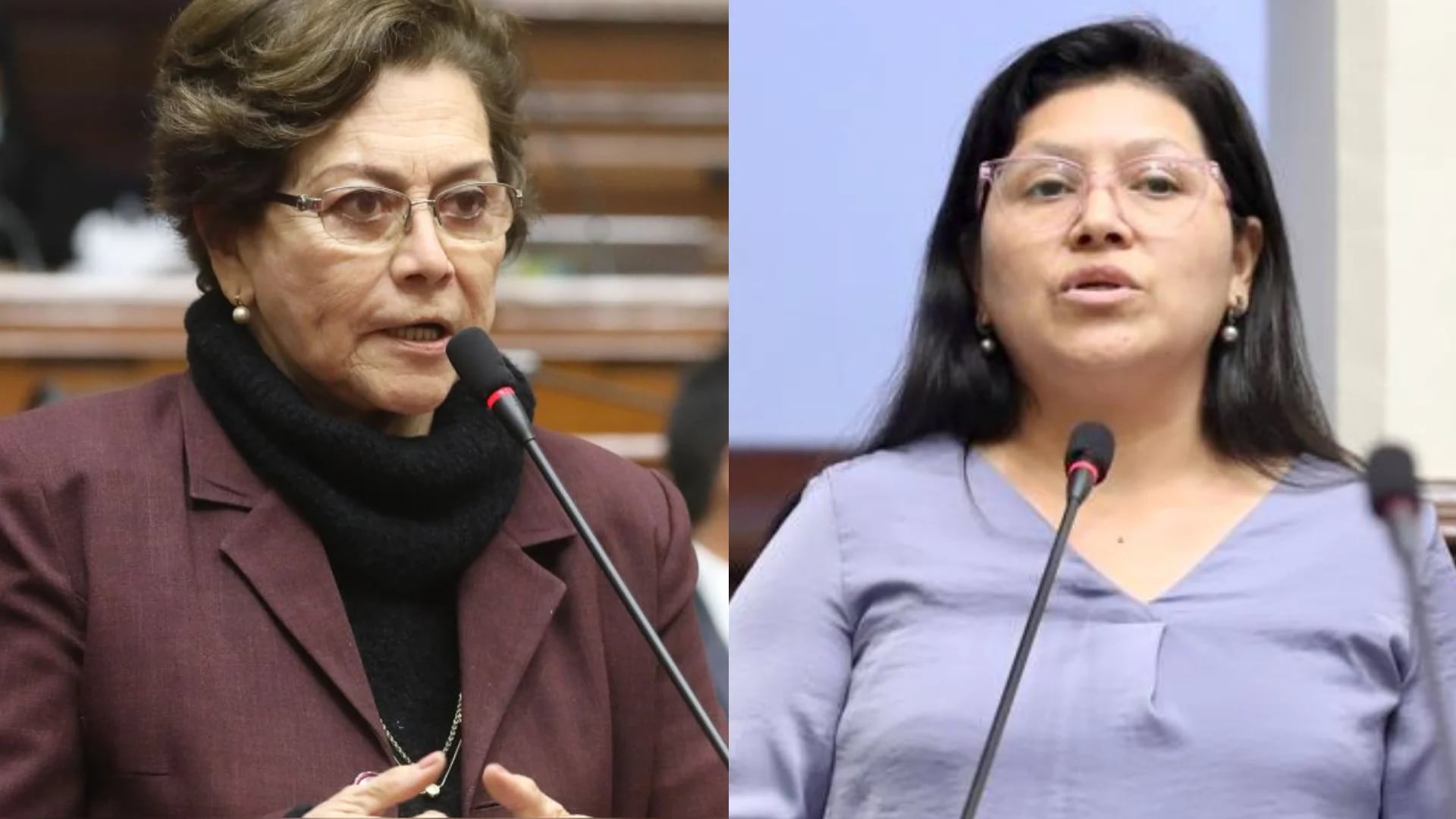 Janet Rivas acusa a Gladys Echaíz de haberla amenazado y esta le responde: “Usted no es abogada”