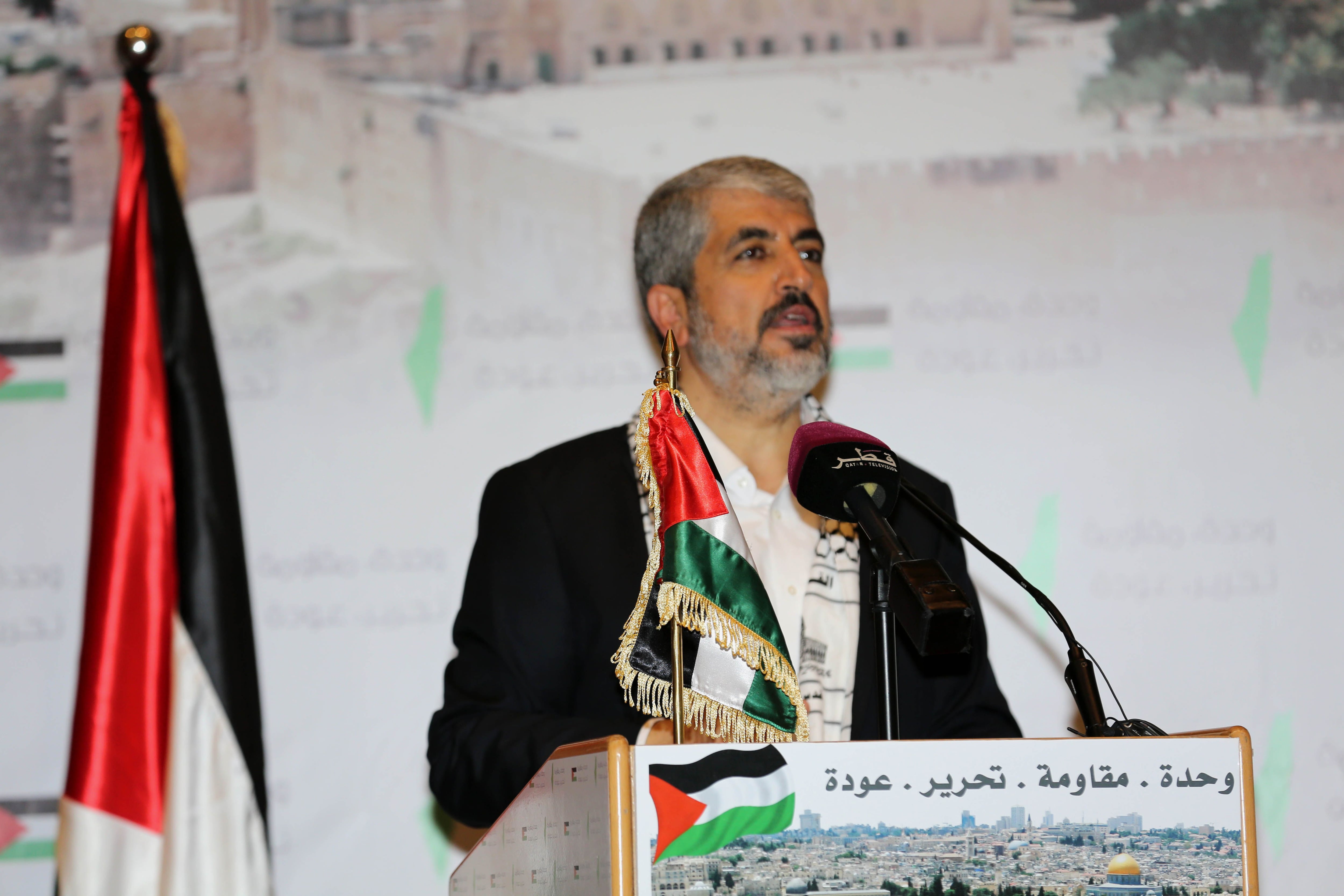 Khaled Mesaal, jefe de la Oficina de la Diáspora de Hamas y ex jefe del Buró Político (Europa Press/Contacto/Stringer)
