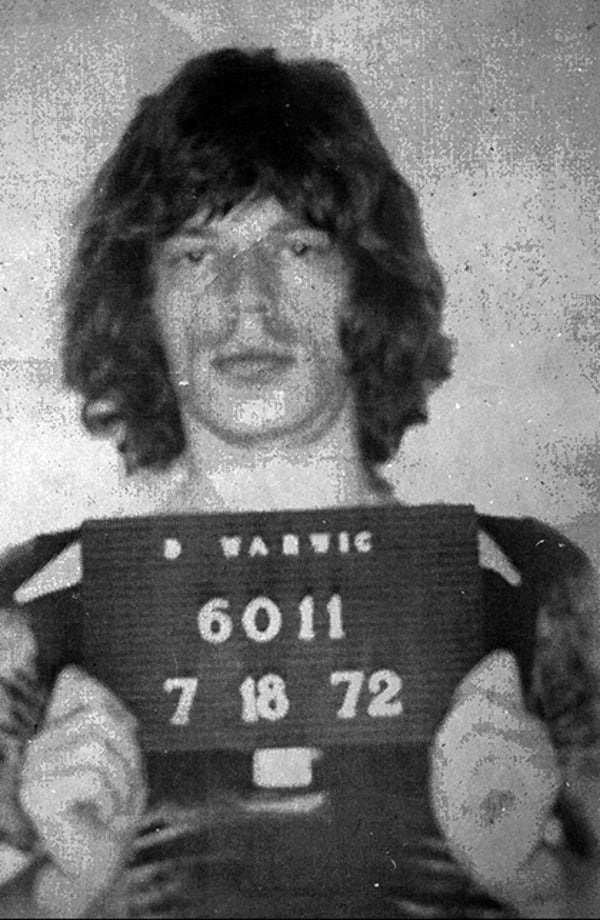 Mick Jagger fue arrestado en julio de 1972. (Uso de dominio publico)