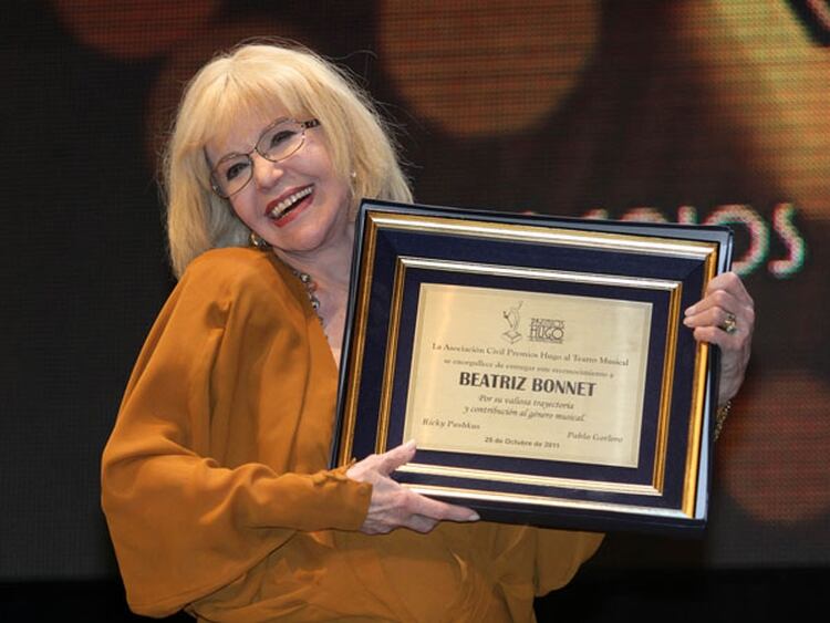 Beatriz Bonnet, reconocida en los Premios Hugo (Foto: Verónica Guerman / Teleshow)