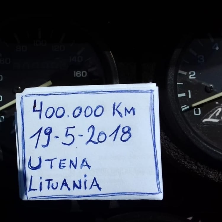 Cumplieron los 400.000 kilómetros en Lituania