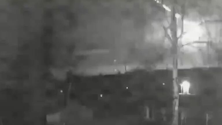 Captura de un video que registró el paso de una bola de fuego por el cielo de Chile y la provincia de Mendoza. 