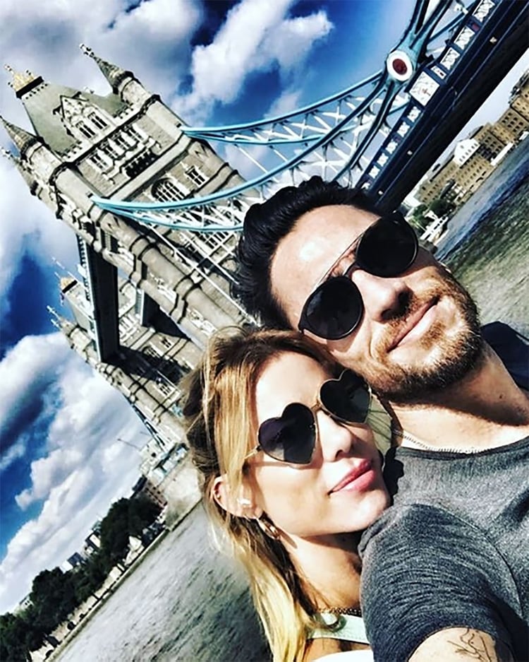 Nicole Neumann y Matías Tasín en Europa (Fotos: Instagram)