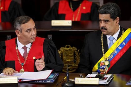Maikel Moreno, President of TSJ, follow the orders of Nicolás Maduro (REUTERS Manaure Quintero)