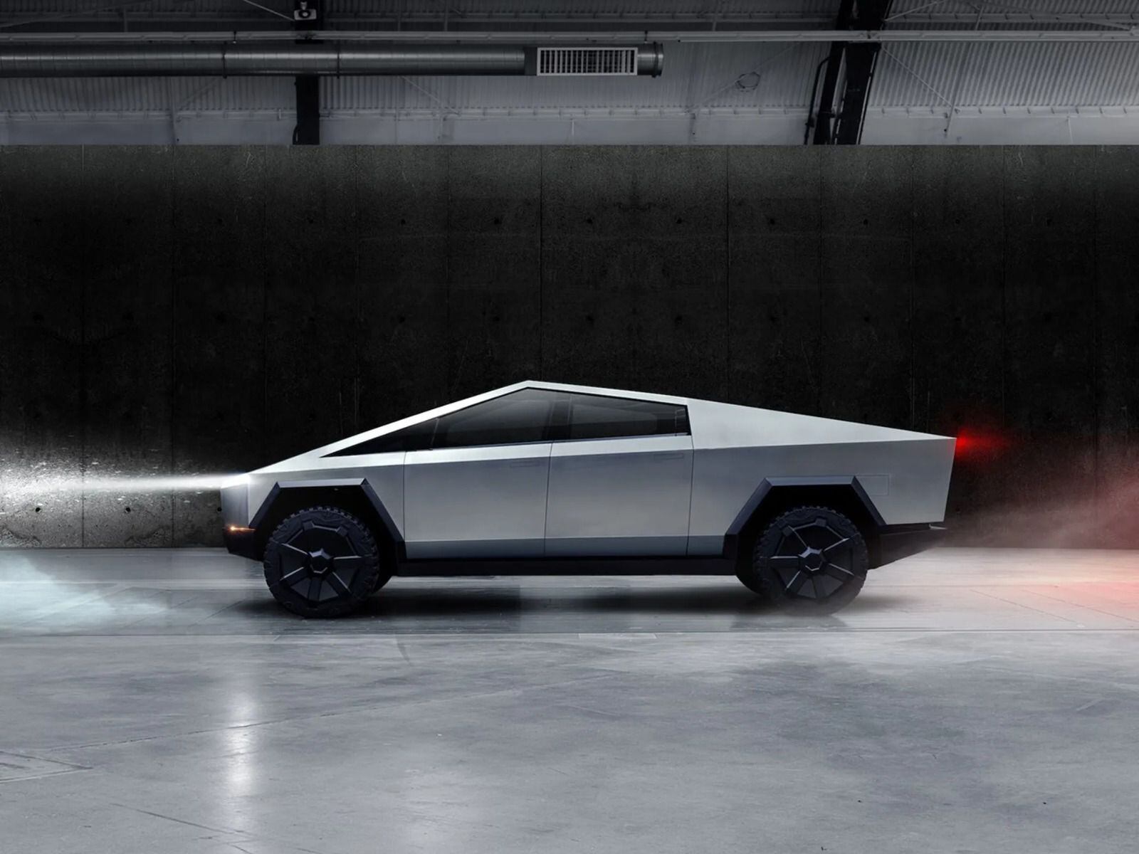 El diseño futurista del Cybertruck ha determinado la apariencia de otros productos de la empresa. (Tesla)