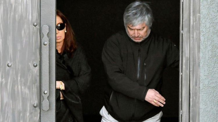 Cristina Kirchner y Lázaro Báez en Santa Cruz (Opi Santa Cruz)