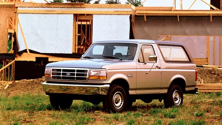 La última Bronco, que salió en 1992 y se discontinuó en 1996.