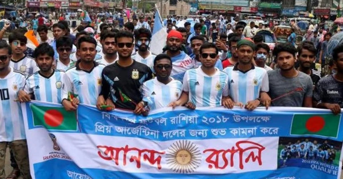 Por qué en Bangladesh son fanáticos de la selección argentina - Infobae