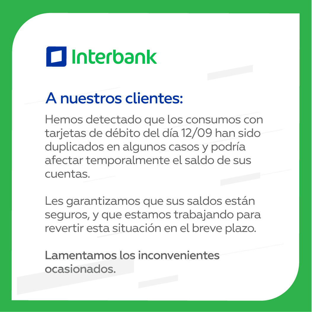 Comunicado de Interbank