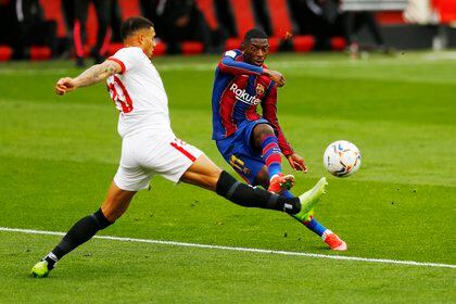 Temple marcó el primer gol del Barcelona en Sevilla (Reuters)