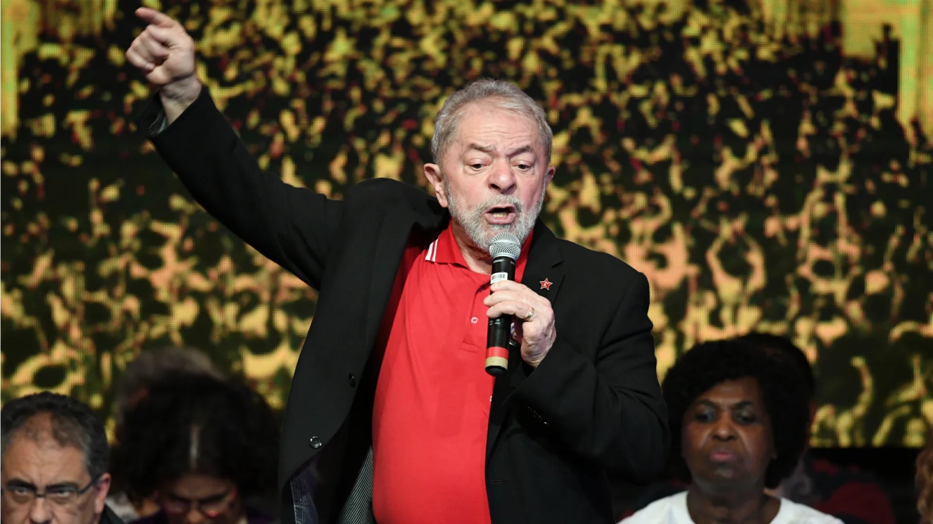 Lula Da Silva durante el sexto congreso del PT en Brasilia (AP)