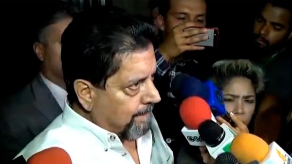 Edgar Zambrano habló con periodistas en Caracas tras su excarcelación