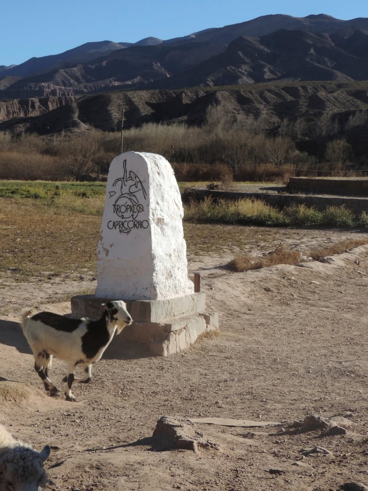 Huacalera, en Jujuy, es el epicentro del Trópico de Capricornio (Flavia Tomaello)