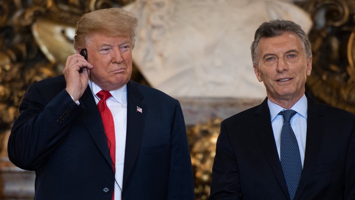 Durante el breve encuentro con la prensa, Trump tuvo inconvenientes con la traducción: “Creo que le entendí mejor (a Macri) en su idioma que al traductor” (Adrián Escandar)
