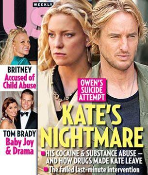 La repercusión en los medios de la relación de Kate Hudson con Owen Wilson