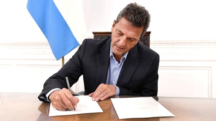 El presidente de la cámara de Diputados, Sergio Massa, es uno de los interlocutores de Guzmán en el Gobierno, a partir de su experiencia como negociador con los acreedores cuando era jefe de gabinete de Cristina Kirchner