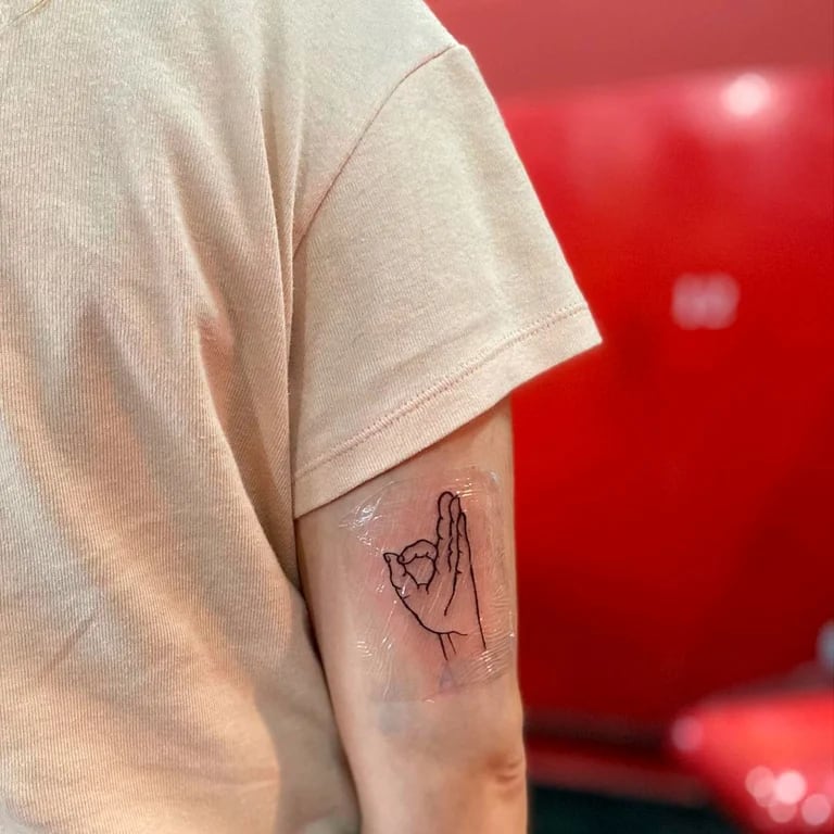 Se hizo un tatuaje en homenaje a Carlitos Balá