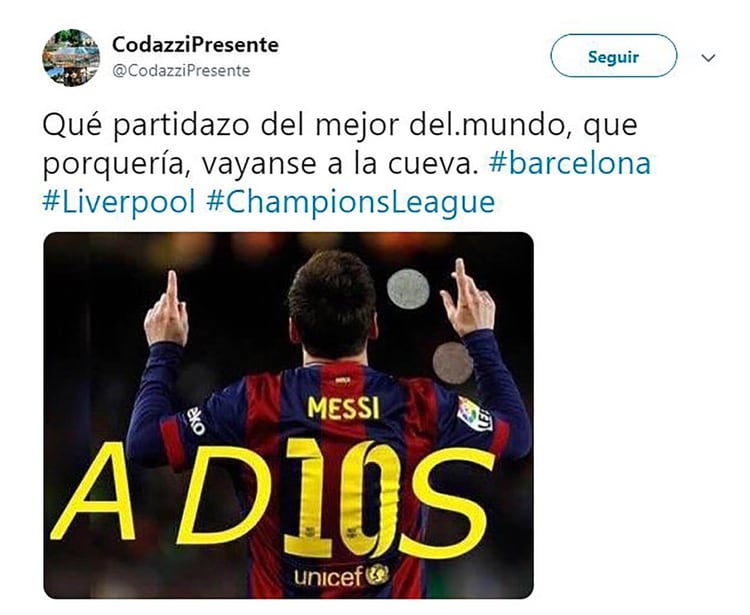 Un usuario jugó con el dorsal de Lionel Messi