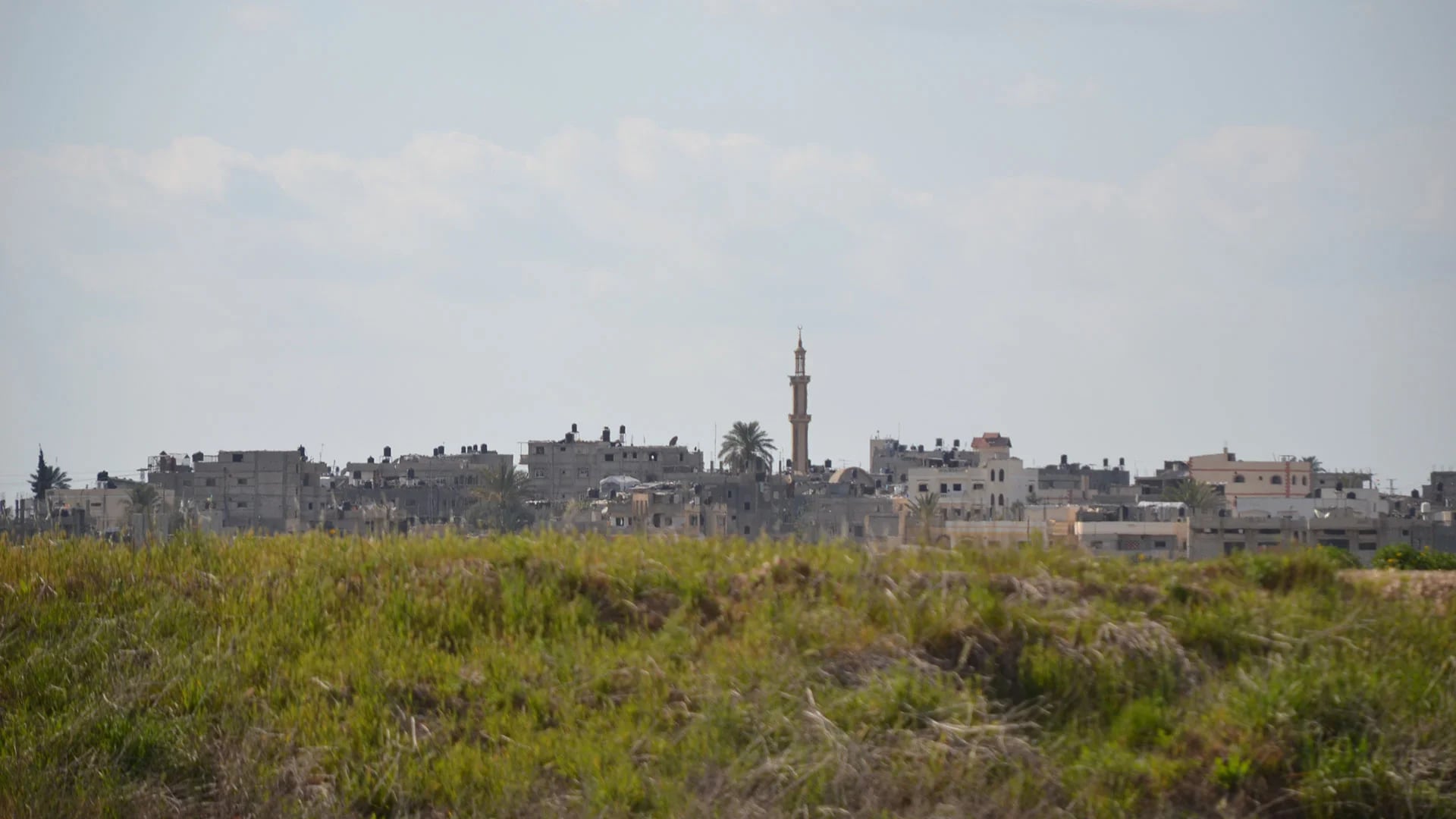La ciudad de Khan Yunis, al sur de la Franja de Gaza