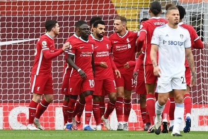 Liverpool se puso rápido en ventaja con el tanto de Salah (REUTERS/Shaun Botterill)