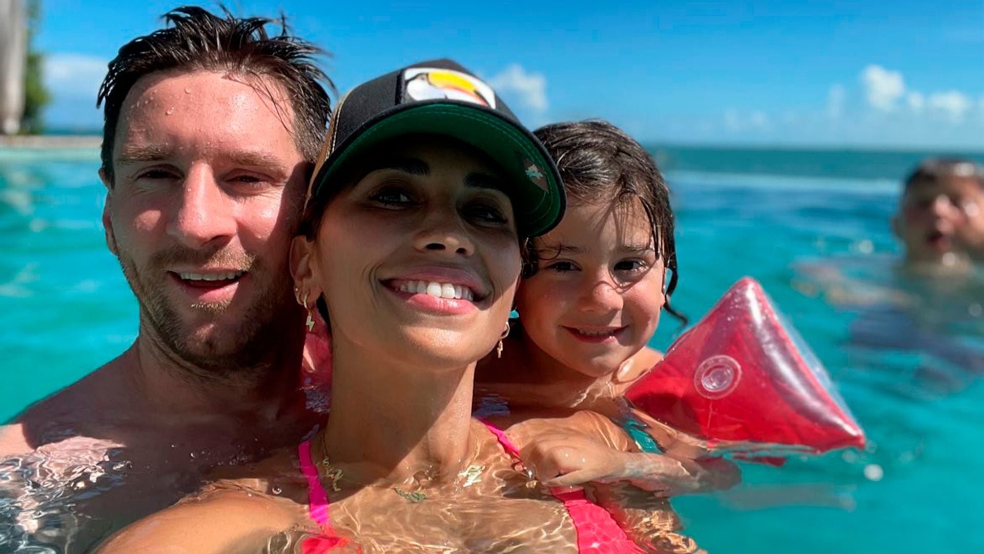 Messi y Antonela Roccuzzo de vacaciones en Miami