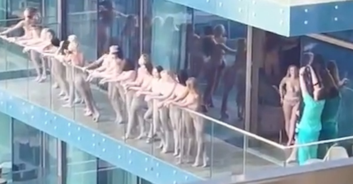 Escándalo en Dubái: varios detenidos por un video con decenas de mujeres desnudas en un balcón