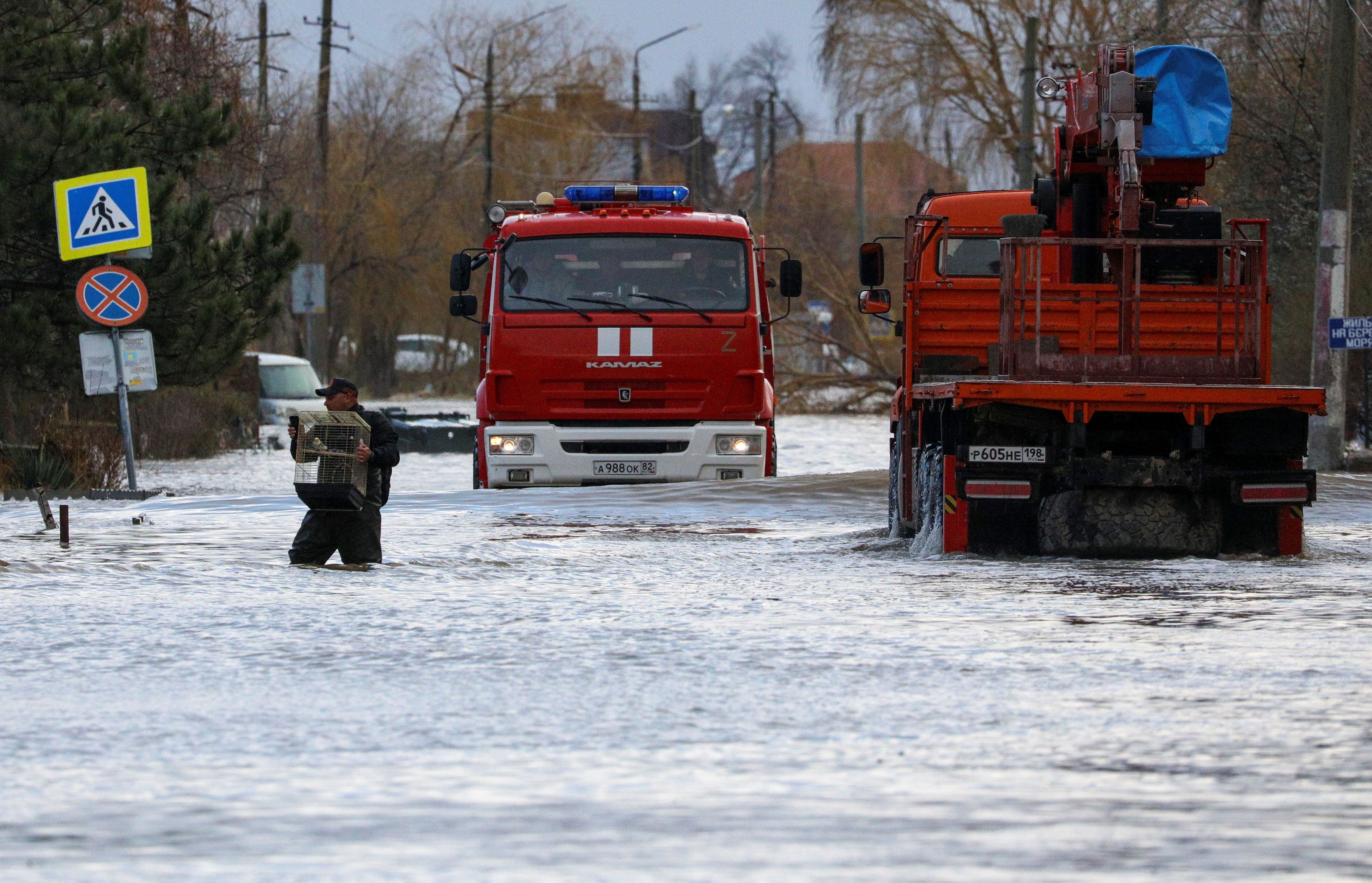 Inundación en Eupatoria, Crimea (Reuters)