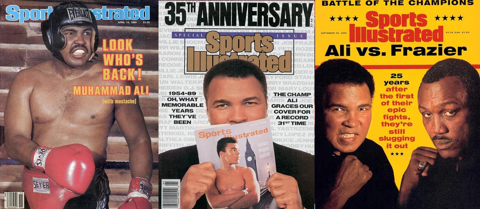 Sports Illustrated, 1980, 1989, 1996