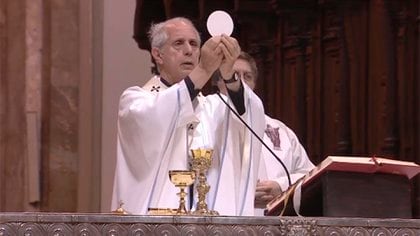El cardenal Mario Poli oficiará la misa desde la Basílica de Luján, sin público. Los fieles podrán participar por redes