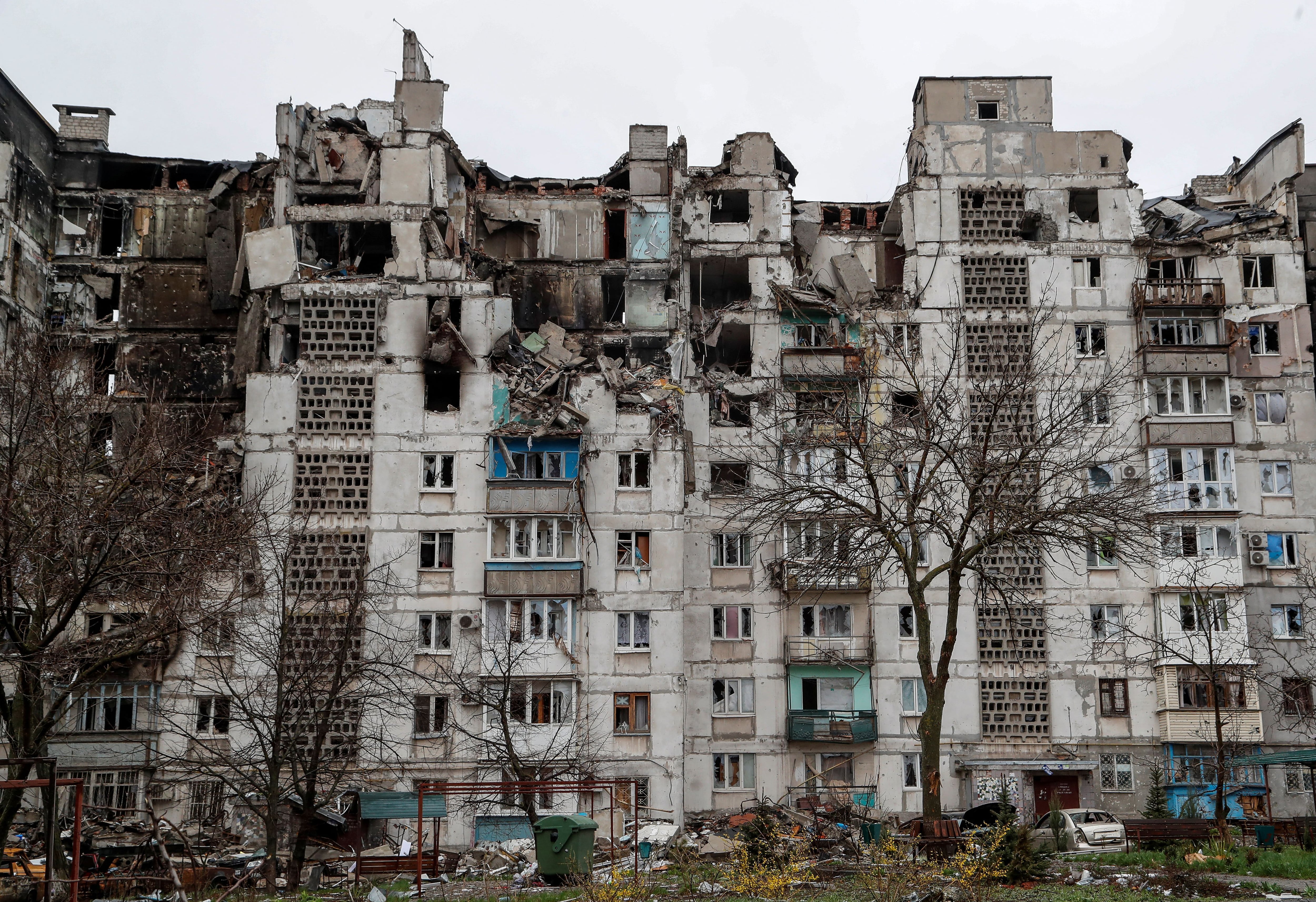 La ciudad de Mariupol ha sido severamente afectada por los bombardeos de Rusia