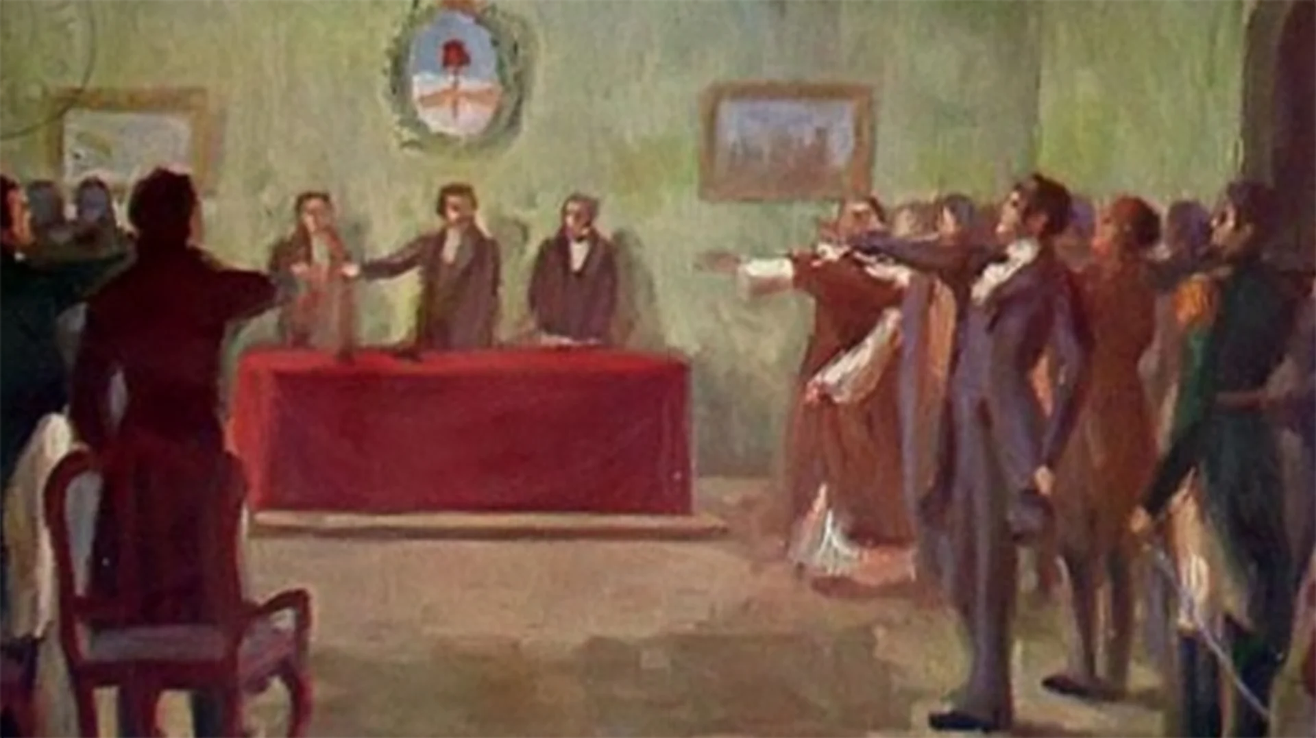 La Jura de la Independencia el 9 de julio de 1816.