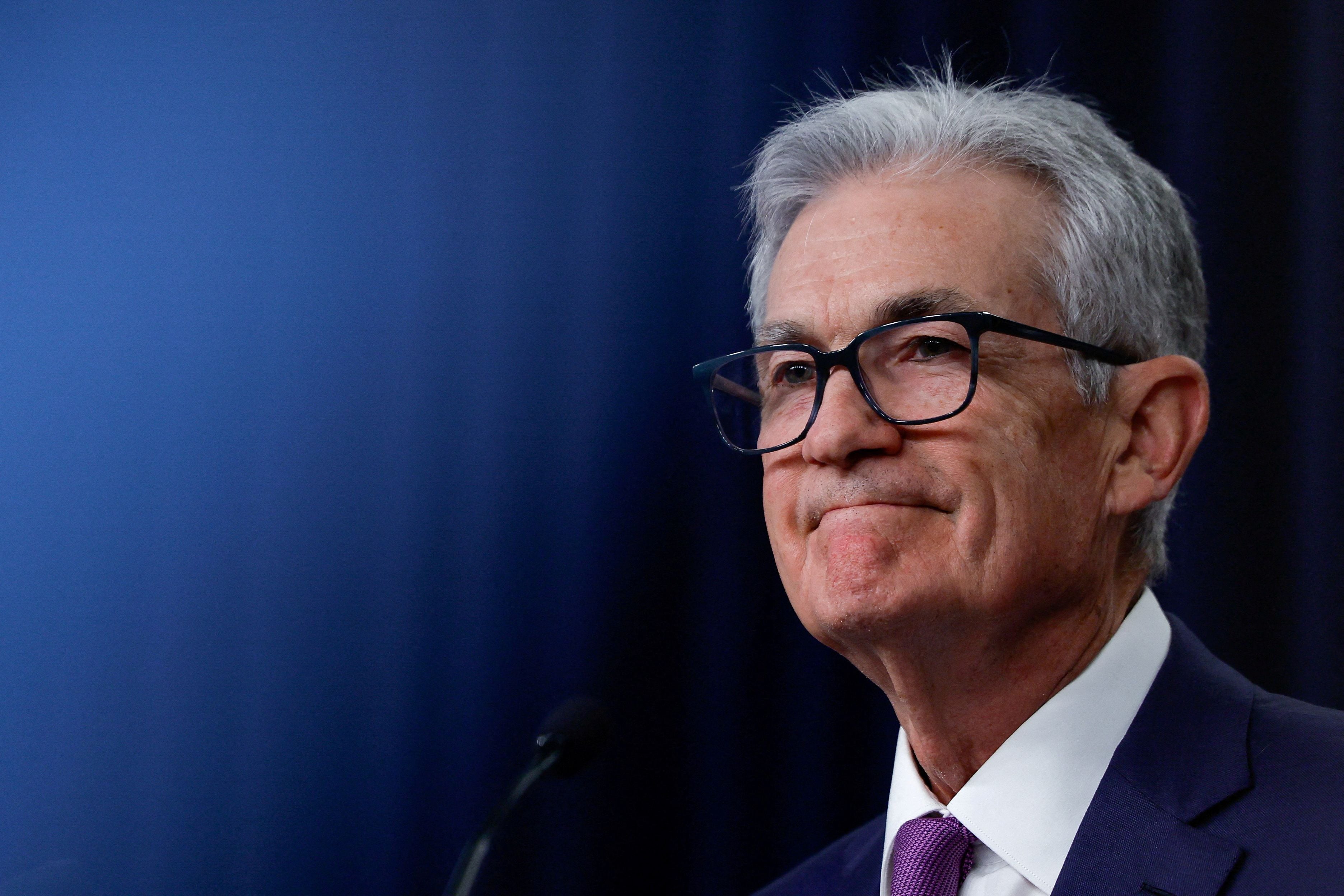 El presidente de la Fed, Jerome Powell (Reuters)