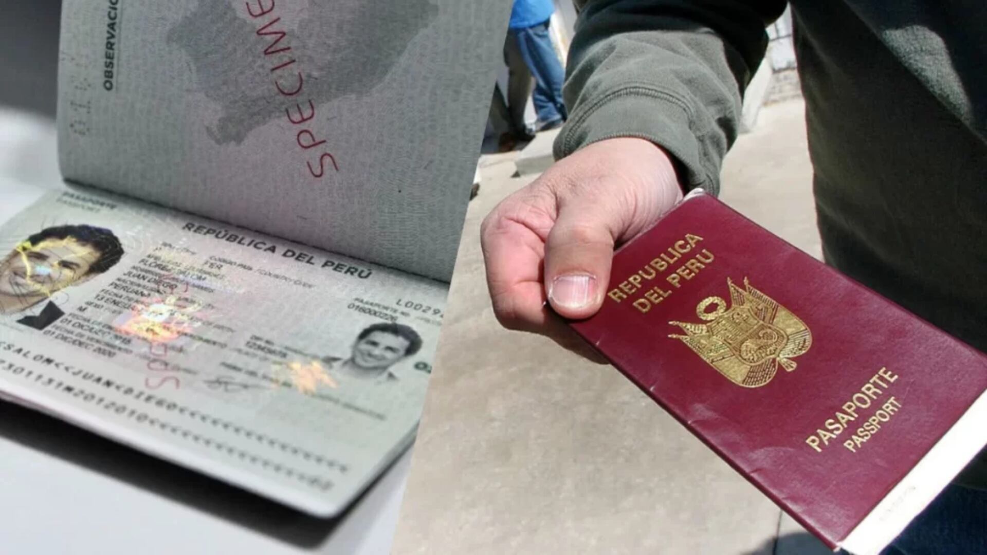 Emisión de pasaportes en Perú.
